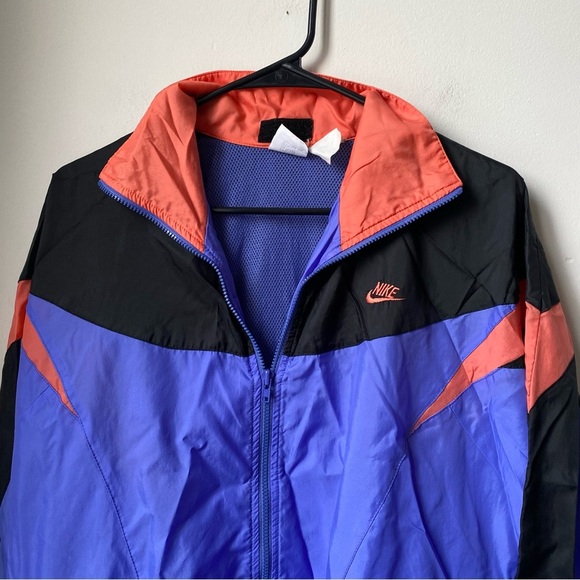 Vintage Nike Black and Purple Windbreaker Jacket fits women’s M - Picture 7 of 11